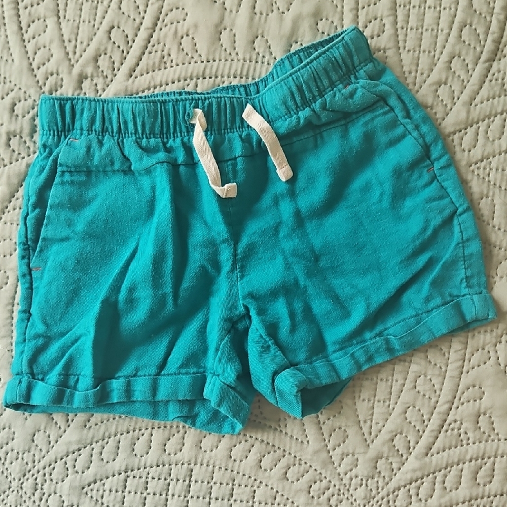 Faded Glory Turquoise Shorts with White Accents